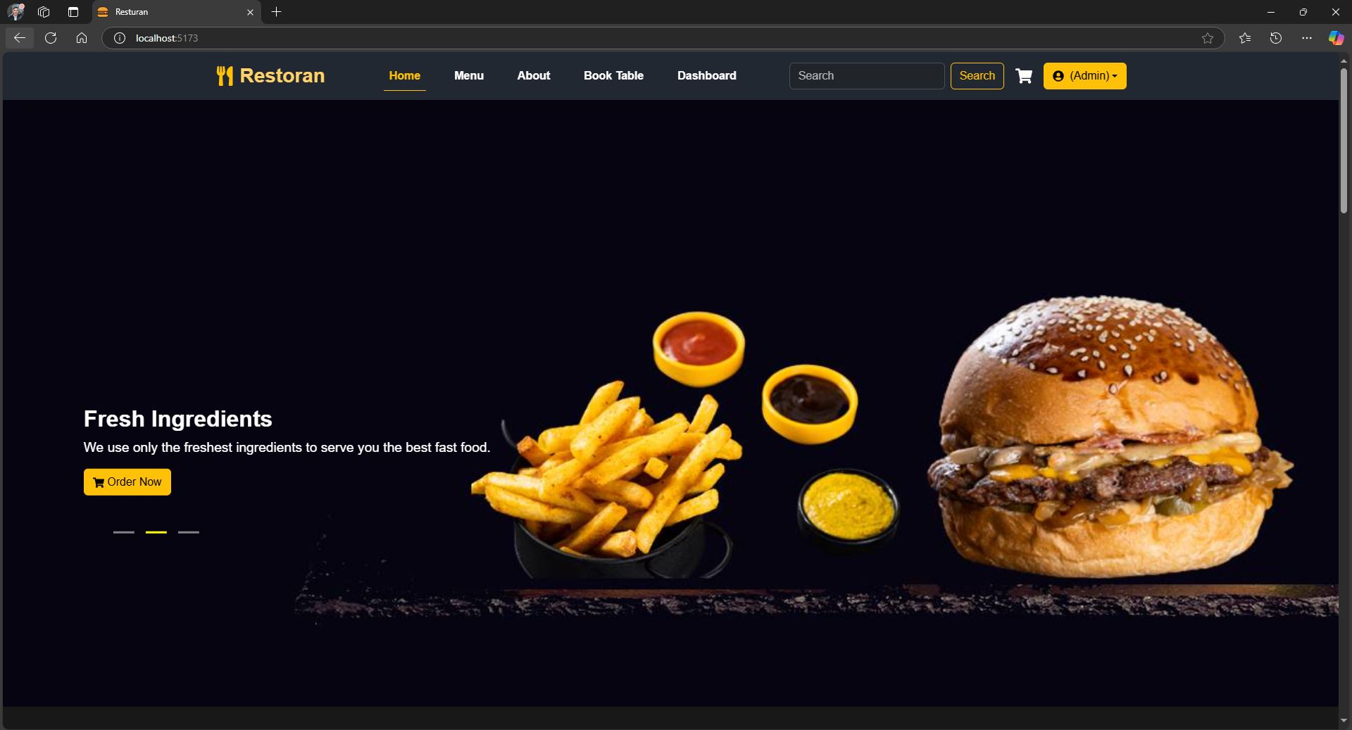 Menu Management System